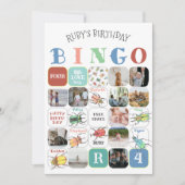 Kaart Liefde Bugs Party Bingo Game (versie 2) (Voorkant)