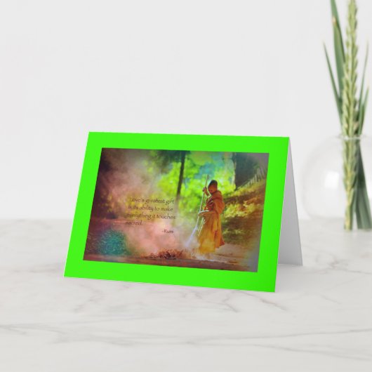 KAART-LIEFDE CITAAT RUMI KAART (Voorkant)