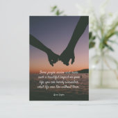 Kaart - liefde en vriendschap (Staand voorkant)