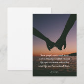 Kaart - liefde en vriendschap (Voorkant / Achterkant)