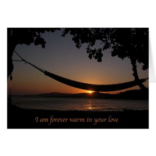 Kaart - Liefde - Forever Warm (Voorkant Horizontaal)