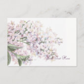 Kaart Lila bloei-informatie (Voorkant)