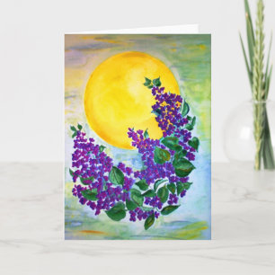 Kaart Lilacs in de midzomerzon