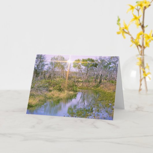 Kaart Living Water Scripture John 7:38 (Gele Bloem)