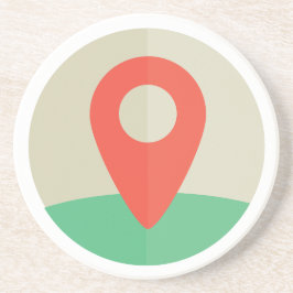 Kaart Locatie Onderzetters: Zandsteen Onderzetter