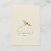 Kaart Love Bug Diaper Raffle Baby shower Insert (Achterkant)