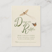 Kaart Love Bug Diaper Raffle Baby shower Insert (Voorkant)