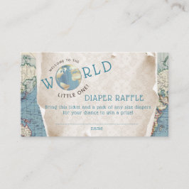  kaart Luier Raffle Tickets