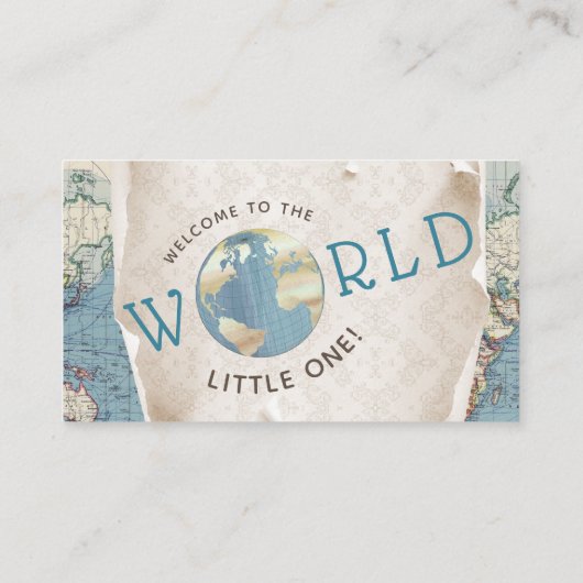 kaart Luier Raffle Tickets (Achterkant)