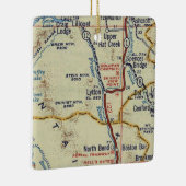 kaart Lytton BC Keramisch Ornament (Rechts)