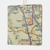 kaart Lytton BC Keramisch Ornament (Links)