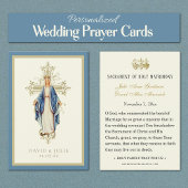 Kaart Maagd Mary katholieke bruiloft