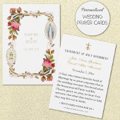 Kaart Maagd Mary katholieke bruiloft