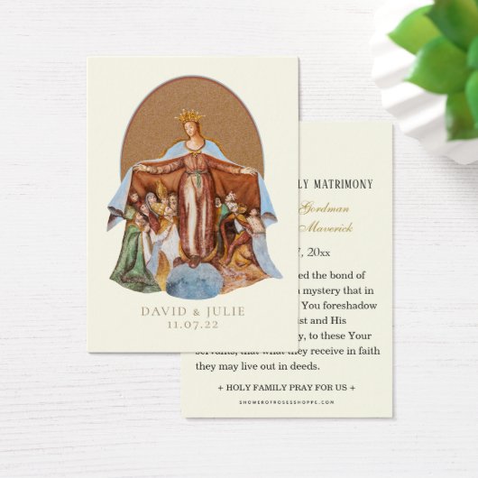 Kaart Maagd Mary katholieke bruiloft (Bureau)