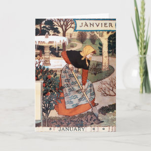 Kaart: maand januari - Janvier Kaart