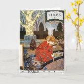 Kaart: Maand maart - Mars Kaart (Gele Bloem)