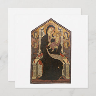 KAART : MADONNA & CHILD / VIER HOEK : 1320