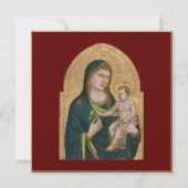KAART : MADONNA & KIND : GIOTTO : 1337 (Voorkant)