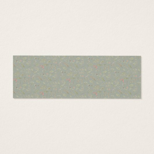 Kaart Magical Forest floral Wedding Website (Achterkant)