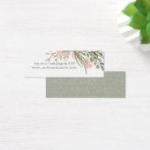 Kaart Magical Forest floral Wedding Website (Bureau)