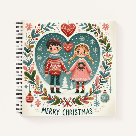 Kaart "Magie de Noë l" Notitieboek (Voorkant)
