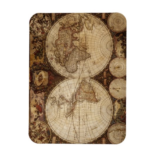  kaart magneet (Verticaal)