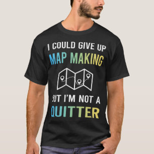 Kaart maken Cartografie Cartograaf T-shirt