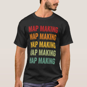 Kaart maken van kaart die Hobbyist Rainbow-ontwerp T-shirt