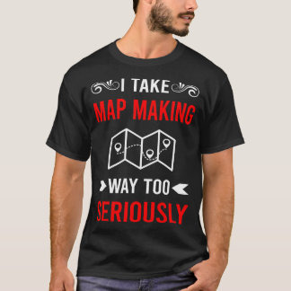 Kaart Making Mapmaking Cartografie Cartograaf T-shirt