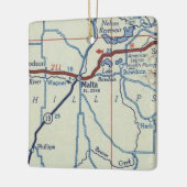  kaart Malta Montana Keramisch Ornament (Links)