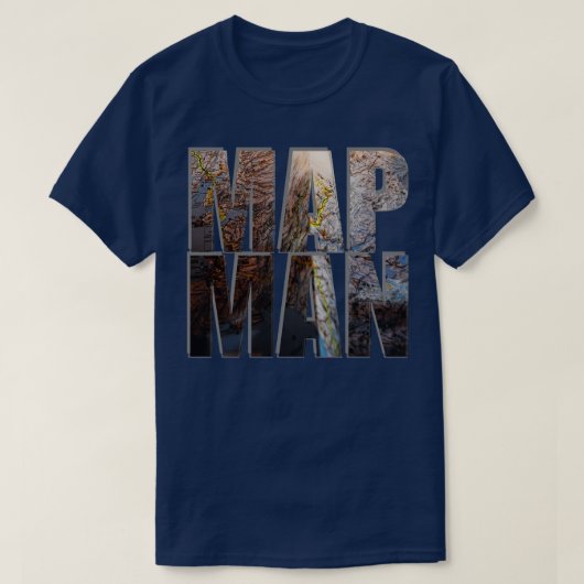 KAART-MAN T-SHIRT (Design voorkant)