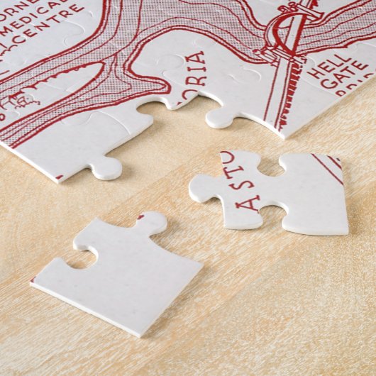 KAART: MANHATTAN, c1935 Legpuzzel (Zijkant)