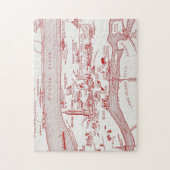 KAART: MANHATTAN, c1935 Legpuzzel (Verticaal)