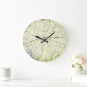  kaart Manor Texas Grote Klok (Huis)