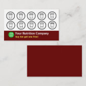 Kaart Maroon Visitekaartje (Voorkant / Achterkant)