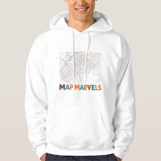 Kaart Marvels Hoodie (Voorkant)