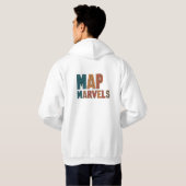 Kaart Marvels Hoodie (Achterkant volledig)