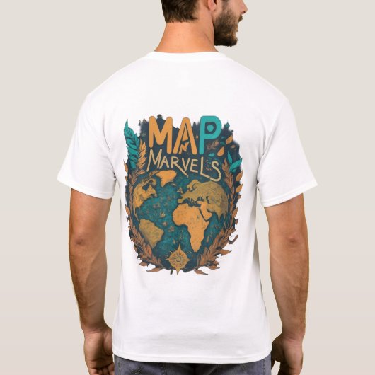 Kaart Marvels T-shirt (Achterkant)