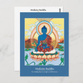 KAART Medicine Buddha - met mooie rug (Voorkant / Achterkant)