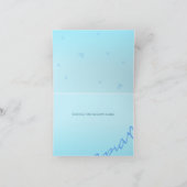 Kaart met aangepaste tekst - PEG, donker blauwgroe (Binnen)