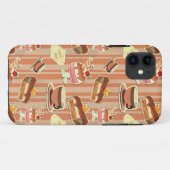 kaart met aardbeiendessert Case-Mate iPhone case (Achterkant (horizontaal))