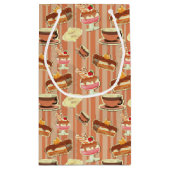  kaart met aardbeiendessert klein cadeauzakje (Achterkant)