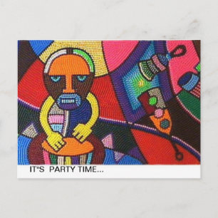 kaart met Afrikaans ontwerp