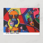 kaart met Afrikaans ontwerp (Voorkant)