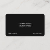 Kaart met afstuderen naam | arend visitekaartje (Achterkant)