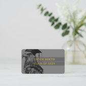 Kaart met afstuderen naam | arend visitekaartje (Staand voorkant)