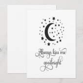 Kaart met altijd een goede nachtkus (Voorkant / Achterkant)