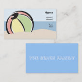 Kaart met balkprofiel visitekaartje (Voorkant / Achterkant)