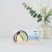 Kaart met balkprofiel visitekaartje (Staand voorkant)