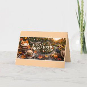 Kaart met Beste Wensen - September Inspiratie